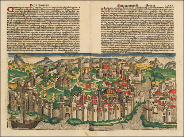 82-Turkey and Turkey & Asia Minor Map By Hartmann Schedel