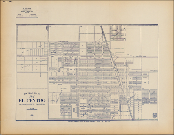 78-California Map By Thomas Brothers