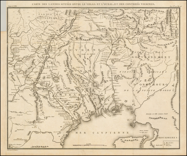 37-Russia and Russia in Asia Map By Pierre Antoine Tardieu