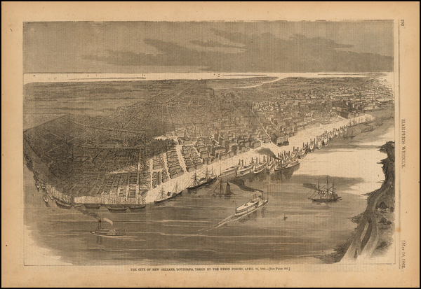 50-South Map By Harper's Weekly