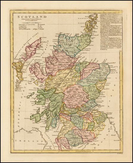 45-Scotland Map By Robert Wilkinson