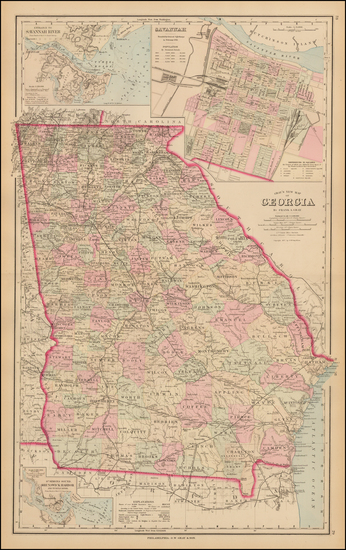 35-Southeast Map By Frank A. Gray