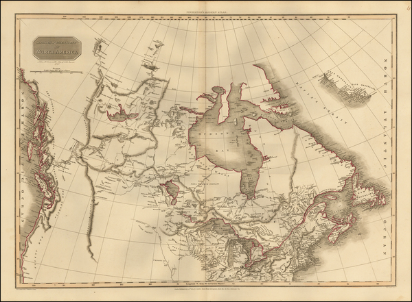 74-Polar Maps, Midwest, Alaska and Canada Map By John Pinkerton