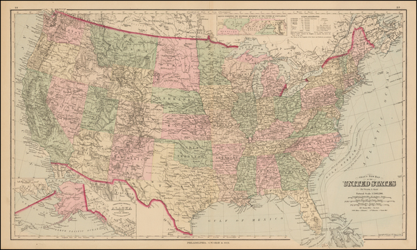 39-United States Map By O.W. Gray