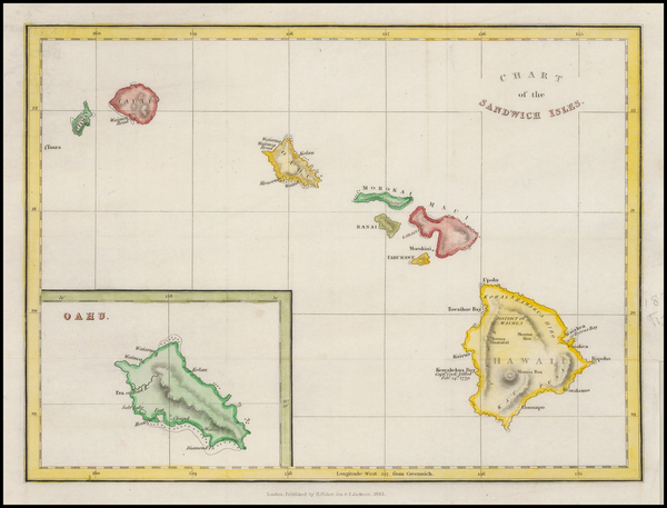 78-Hawaii and Hawaii Map By Henry Fisher