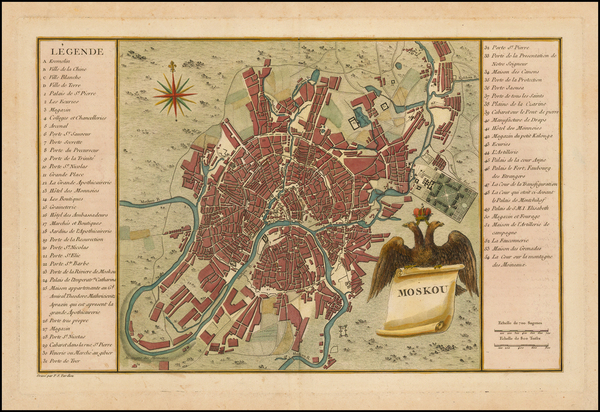 5-Russia Map By Pierre Antoine Tardieu