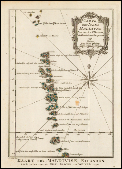 73-India and Other Islands Map By J.V. Schley