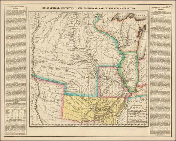 28-Texas, Midwest, Plains, Southwest and Rocky Mountains Map By Henry Charles Carey  &  Isaac 