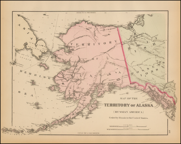 12-Alaska Map By O.W. Gray