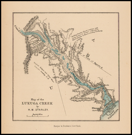 75-East Africa Map By Harper & Brothers