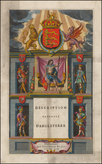 15-Title Pages Map By Willem Janszoon Blaeu