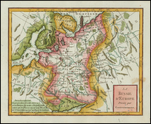 46-Poland, Russia and Balkans Map By Citoyen Berthelon