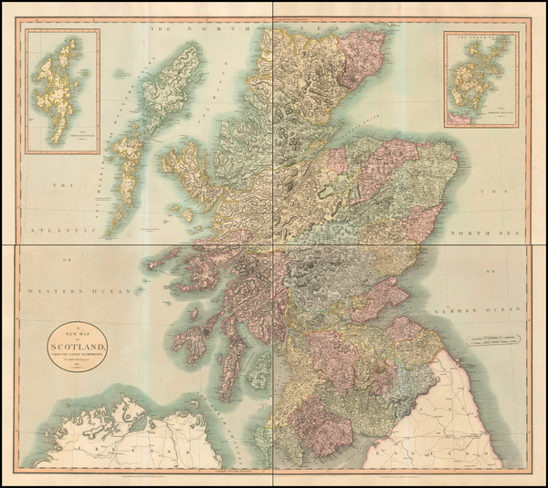 99-Scotland Map By John Cary