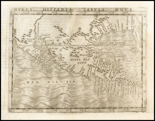 19-Florida, South, Texas, Southwest, Rocky Mountains, Mexico and Baja California Map By Giacomo Ga