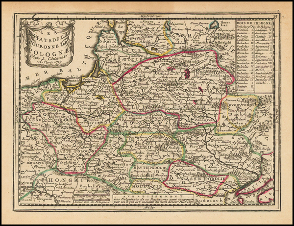 27-Poland Map By Jacques Chiquet