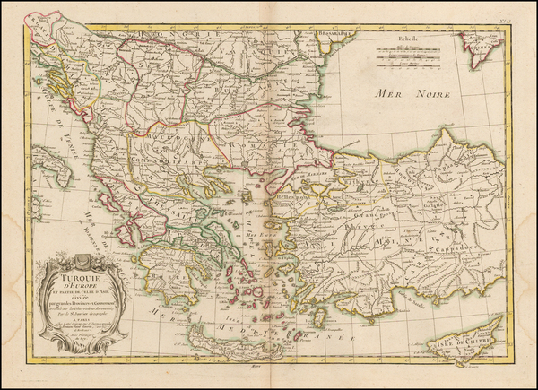 17-Balkans, Turkey and Greece Map By Rigobert Bonne