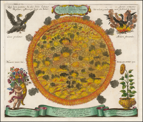 69-Celestial Maps Map By Johann Zahn