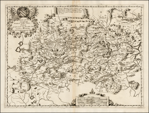 15-China Map By Vincenzo Maria Coronelli