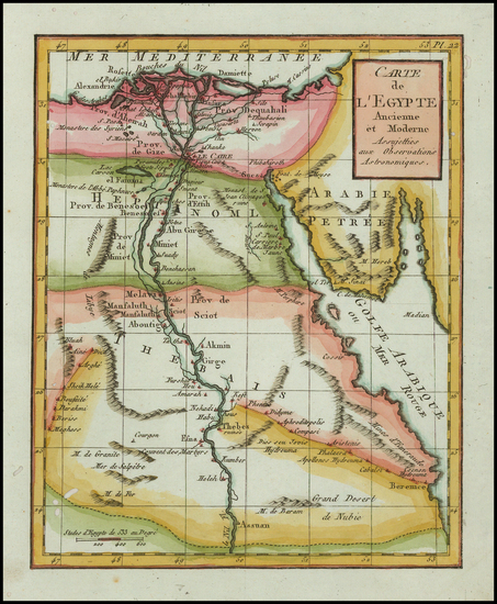 68-Egypt Map By Citoyen Berthelon