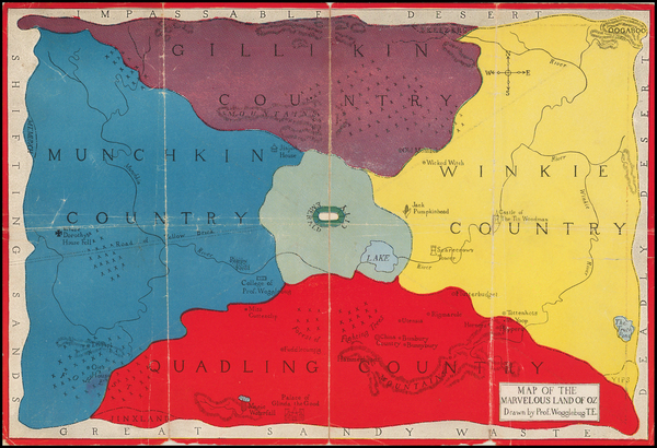 99-Curiosities Map By Reilly & Lee