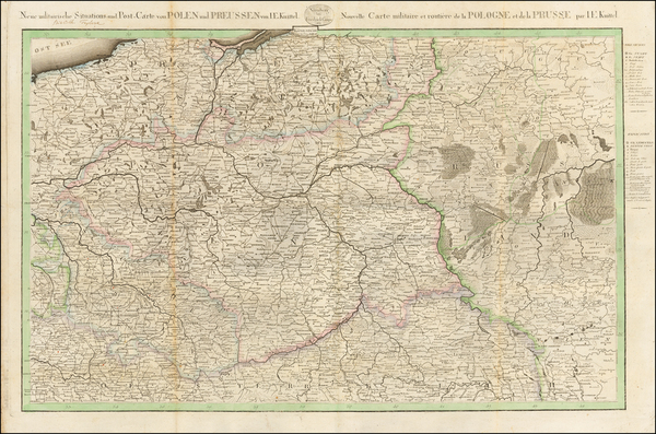 50-Poland Map By Johann Ernst Knittel