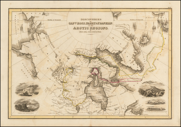 91-Polar Maps, Alaska and Canada Map By John Wyld