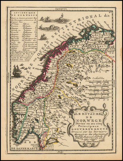 13-Norway Map By Jacques Chiquet