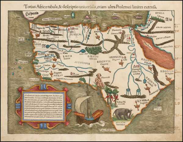 5-Africa and Africa Map By Sebastian Munster