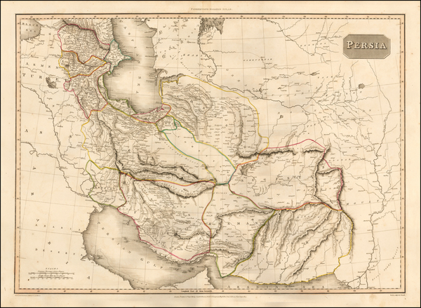 30-Central Asia & Caucasus, Middle East and Persia & Iraq Map By John Pinkerton