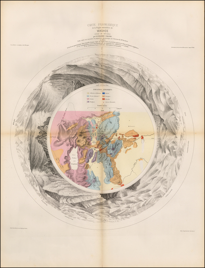 12-Southwest and California Map By Edmond Guillemin-Tarayre