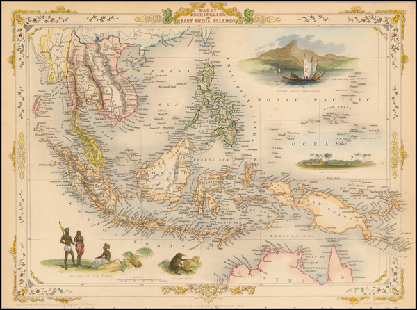 91-Southeast Asia and Philippines Map By John Tallis