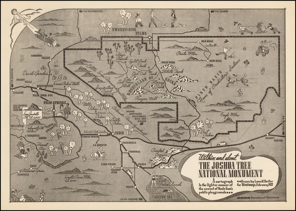 44-California Map By Lowell Butler