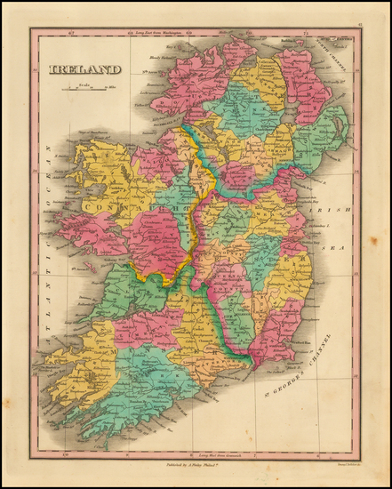 72-Ireland Map By Anthony Finley