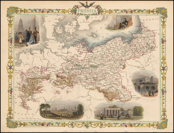 32-Baltic Countries and Germany Map By John Tallis