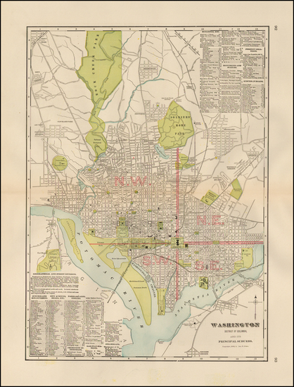 46-Mid-Atlantic Map By George F. Cram