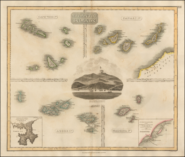 63-Atlantic Ocean Map By John Thomson