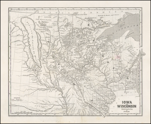 54-Midwest and Plains Map By Sidney Morse  &  Samuel Breese