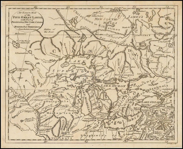 37-Midwest, Plains and Canada Map By John Lodge