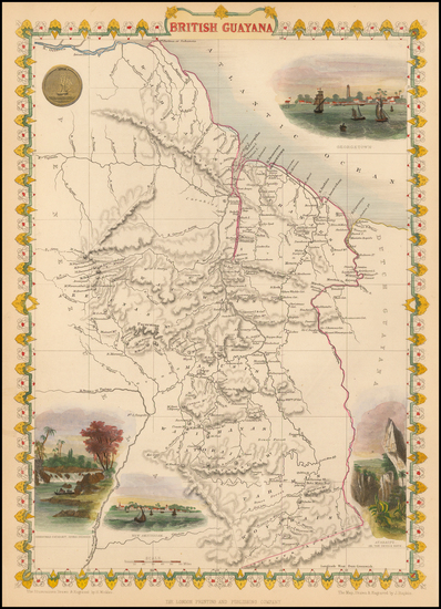 8-South America Map By John Tallis