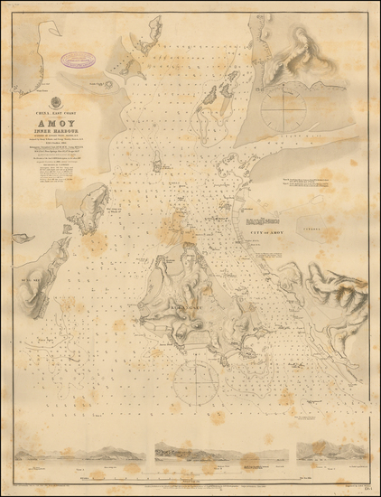 66-China Map By British Admiralty