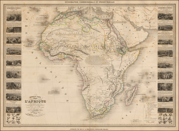 52-Africa Map By Alexandre Vuillemin