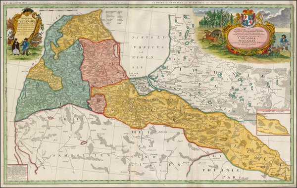 39-Baltic Countries Map By Homann Heirs