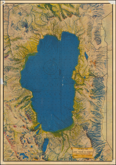 67-California Map By E. R. Smith