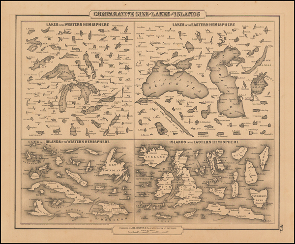 99-Midwest and Curiosities Map By Joseph Hutchins Colton