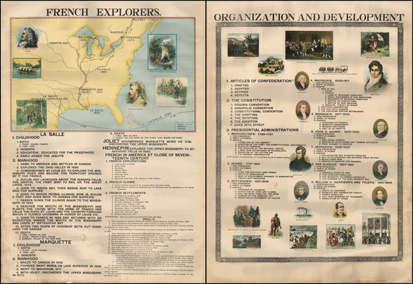 61-United States and Midwest Map By Anonymous