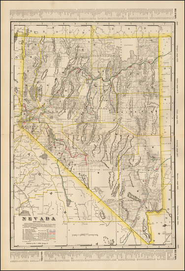 43-California Map By George F. Cram