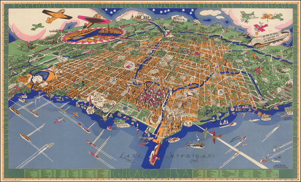 32-Midwest Map By Charles Turzak  &  Henry Chapman