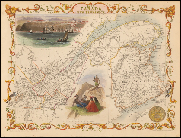 29-Canada Map By John Tallis