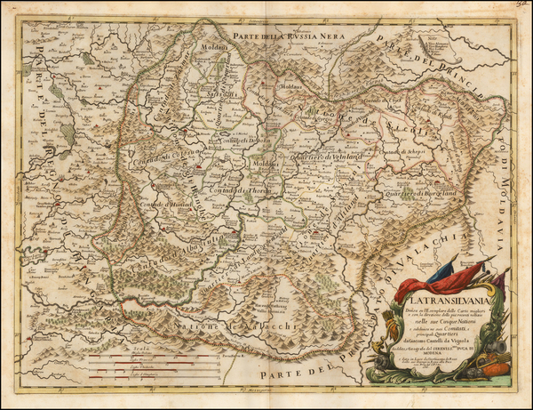 9-Romania and Baltic Countries Map By Giacomo Giovanni Rossi