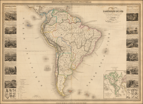 10-South America Map By Alexandre Vuillemin